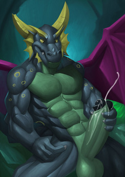 abs anthro balls biceps blue_body bodily_fluids chipped_horn cum cum_string ejaculation frill_(anatomy) genital_fluids genitals green_body green_penis hand_on_penis head_crest head_frill holding_penis horn humanoid_genitalia humanoid_penis male masturbation membrane_(anatomy) membranous_wings muscular muscular_anthro muscular_arms muscular_male nose_spike overbite pecs penis purple_membrane solo wings yellow_eyes yellow_frill yellow_horn kittikary activision mythology spyro_reignited_trilogy spyro_the_dragon bruno_(spyro) rescued_dragons_(spyro) dragon mythological_creature mythological_scalie scalie 2020 digital_media_(artwork) hi_res portrait three-quarter_portrait