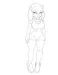 anthro big_breasts breasts butt cleavage clothed clothing fantasy female solo testing thick_thighs wide_hips hermanworks 3d_(artwork) animated digital_media_(artwork) hi_res short_playtime turntable_(animation)