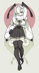 antennae_(anatomy) armwear big_breasts black_sclera blush breasts clothed clothing elbow_gloves female fur gloves green_eyes green_hair hair handwear legwear long_hair multi_arm multi_limb solo standing thigh_highs white_body white_fur white_hair rinkae vtuber juniper_actias animal_humanoid arthropod arthropod_humanoid humanoid insect insect_humanoid lepidopteran lepidopteran_humanoid moth_humanoid 2021 digital_media_(artwork) hi_res