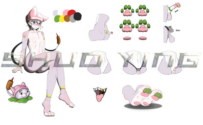chastity_device male solo shuoying electronic_arts plants_vs._zombies popcap_games domestic_cat felid feline felis mammal absurd_res hi_res