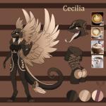 anthro beverage candy chocolate coffee dessert feathers female food solo tail wings deanwolfwood flight_rising mythology coatl_dragon dragon feathered_scalie feathered_snake mythological_creature mythological_scalie reptile scalie snake 1:1 absurd_res cel_shading digital_media_(artwork) hi_res letterbox model_sheet shaded