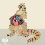 2_penises 69_position anthro biped bodily_fluids cum diphallism eyes_closed fellatio female genital_fluids genitals group internal leaking_cum male male/female multi_genitalia multi_penis open_mouth oral penile penis sex sex_inside_body sex_inside_stomach tail tongue tongue_in_pussy trio vore foulfur mammal reptile scalie 1:1 2021 colored hi_res watermark