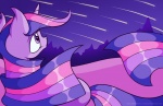 female feral fur hair horn long_hair meteor_shower multicolored_hair purple_body purple_eyes purple_fur purple_hair shooting_star solo two_tone_hair faikie friendship_is_magic hasbro my_little_pony mythology twilight_sparkle_(mlp) equid equine mammal mythological_creature mythological_equine unicorn hi_res