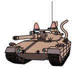 ambiguous_gender humor italy machine not_furry_focus progettom4065_(tank) silly_face simple_background smile tail tank vehicle white_background white_eyes yellow_body yellow_tail progettom4065 world_of_tanks living_machine living_tank living_vehicle 1:1