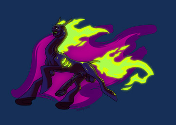 animal_genitalia animal_penis balls big_penis colored_fire equine_genitalia equine_penis erection feral fire flaming_hair flaming_mane flaming_tail genitals green_fire human_faced_feral male penis presenting pseudo_hair pseudo_mane solo tail underneath_angle vassago_(angelhive) dyloteryx demon equid equine mammal monster absurd_res alpha_channel colored digital_media_(artwork) hi_res shaded