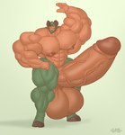 abs balls big_balls big_muscles big_penis genitals hooves huge_balls huge_muscles huge_penis humanoid_genitalia humanoid_penis hyper hyper_balls hyper_genitalia hyper_muscles hyper_penis male muscular muscular_male nipples pecs penis solo vein veiny_penis gabgbb fan_character satyr 2023 hi_res