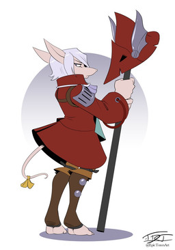 accessory anthro armor bow_(feature) bow_accessory bow_ribbon claws clothed clothing coat feet female footwear fur furgonomics hair hat headgear headwear helmet holding_object holding_weapon looking_back melee_weapon polearm red_clothing red_hat red_headwear ribbons simple_background soles solo spear standing tail tail_accessory tail_bow tail_ribbon toe_claws toeless_footwear toeless_legwear topwear weapon white_background white_body white_fur hardtones final_fantasy final_fantasy_ix square_enix freya_crescent burmecian mammal rodent 2020 hi_res signature