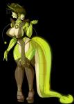 anthro big_breasts biped breasts cleavage clothed clothing curvy_figure dress female footwear green_body green_eyes green_hair green_lips green_skin hair horn legwear lips long_hair looking_at_viewer non-mammal_breasts sandals shoes side_boob simple_background skimpy small_waist smile solo standing stockings tail thick_lips thick_thighs transparent_background whiskers white_body white_skin wide_hips rebeccacablah mythology dragon mythological_creature mythological_scalie reptile scalie 2015 alpha_channel hi_res