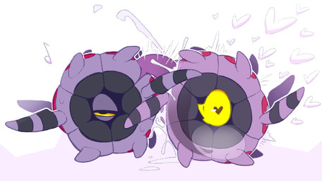 animal_genitalia antennae_(anatomy) bodily_fluids cum cum_in_uterus cum_in_vagina cum_inside duo ejaculation erection female female_penetrated feral genital_fluids genitals half-closed_eyes heart_eyes heart_symbol internal internal_vaginal male male/female male_penetrating male_penetrating_female musical_note musical_symbol narrowed_eyes nude penetration penile penile_penetration penis penis_in_vagina purple_body sex simple_background slit_penis symbol uterus vaginal vaginal_penetration vulva yellow_sclera backsash nintendo pokemon arthropod generation_5_pokemon pokemon_(species) whirlipede 2025 digital_media_(artwork)