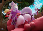 age_difference aged_up anthro anthro_on_anthro anthro_penetrated anthro_penetrating anthrofied anus balls barrel big_balls big_breasts big_butt big_dom_small_sub big_penis blue_eyes bottomless bottomwear bouncing_balls bouncing_butt breasts bubble_butt building butt clenched_teeth clothed clothing colored_nails cowgirl_position crown day dominant dominant_anthro dominant_male duo erection eyes_closed female female_penetrated flannel freckled_face freckles from_front_position genitals green_eyes hair half-closed_eyes hand_on_back hand_on_butt hand_on_shoulder hay hay_bale headgear headwear house intraspecies larger_anthro larger_male looking_back looking_down lying male male/female male_penetrating male_penetrating_female moan multicolored_hair muscular muscular_anthro muscular_male nails narrowed_eyes no_underwear nude_anthro nude_male older_anthro older_male on_back on_bottom on_top on_top_of orange_hair outdoor_nudity outside outside_sex partially_clothed partially_clothed_anthro partially_clothed_female penetration penile penile_penetration penis penis_in_vagina pink_body plant red_body red_skin sex shirt size_difference skirt smaller_anthro smaller_female smaller_penetrated submissive submissive_anthro submissive_female submissive_young t-shirt teeth tiara topwear tree two_tone_hair two_tone_tail vaginal vaginal_penetration young younger_anthro younger_female younger_penetrated hooves-art sound_warning friendship_is_magic hasbro my_little_pony big_macintosh_(mlp) diamond_tiara_(mlp) earth_pony equid equine horse mammal pony 3d_(artwork) animated blender_(artwork) digital_media_(artwork) hi_res high_framerate huge_filesize loop short_playtime sound webm