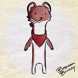 anthro beady_eyes black_body cheek_tuft dipstick_tail facial_tuft kerchief kerchief_only long_torso male male_anthro markings neck_accessory pink_inner_ear red_body tail tail_markings tuft white_body natural_habitok natural_habitat_shorts jason_(natural_habitok) mammal mustelid musteline true_musteline weasel 1:1 animated low_res turntable_(animation)