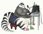 animal_slippers anthro belly bottomwear clothing computer desk electronics fat_rolls female footwear furniture gaming headphones hoodie keyboard microphone monitor morbidly_obese morbidly_obese_anthro morbidly_obese_female obese obese_anthro obese_female overweight overweight_anthro overweight_female pants shoes shorts simple_background sitting slippers soda_bottle solo stool striped_body stripes table topwear white_background white_body white_skin cettus maeve_gibson california_kingsnake colubrid kingsnake lampropeltini reptile scalie snake 2020