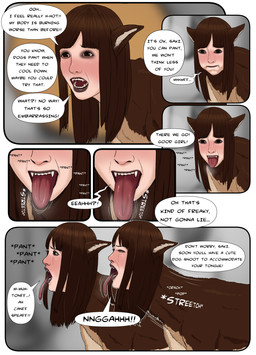 asian brown_body brown_fur female feral forced fur good_girl group growth idol_group japanese long_neck loss_of_speech red_ribbon serum solo species_transformation text tongue tongue_out transformation chuchumeco canid canine canis domestic_dog human mammal shiba_inu spitz absurd_res comic english_text hi_res