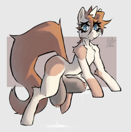 anthro big_butt big_teats blue_eyes bodily_fluids butt crotch_breasts female female_anthro fur grey_background hair hanging_teats hooves horn lactating looking_at_viewer milk nipples nude orange_hair orange_tail sagging_teats semi-anthro simple_background smile smiling_at_viewer solo sparkles sparkling_eyes tail teats thick_thighs white_body white_fur mollybean hasbro my_little_pony mythology equid equine mammal mythological_creature mythological_equine unicorn hi_res shaded