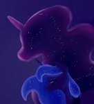 blue_eyes blue_hair female hair horn solo sparkles goattrain friendship_is_magic hasbro my_little_pony mythology princess_luna_(mlp) tantabus equid equine mammal mythological_creature mythological_equine unicorn 2015