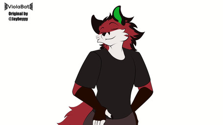 abstract_background anthro arm_tattoo blush blush_lines clothed clothing clothing_lift dancing embarrassed eyes_closed lips looking_at_viewer male rear_view shirt shirt_lift solo tail tattoo thick_bottom_lip topwear wide_eyed viola_bat victor_johansen viola_bat_(character) bat canid canine fox mammal 16:9 animated hi_res short_playtime sound video widescreen