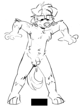 anthro circumcised eyewear genitals glasses humanoid_genitalia humanoid_penis male penis small_penis solo standing wearing_glasses tinydeerguy august_(autumndork) border_collie canid canine canis collie domestic_dog herding_dog mammal pastoral_dog sheepdog