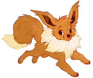 ambiguous_gender blep brown_body brown_fur feral fur paws simple_background smile solo tongue tongue_out white_background jeniak nintendo pokemon eevee generation_1_pokemon pokemon_(species) 2015 digital_media_(artwork)