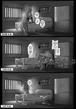 4_fingers accessory anthro appliance balls bed bedroom big_ball big_balls big_butt big_ears big_penis bodily_fluids butt claw_toes claws clothing dirty_talk duo eyelashes eyeshadow feet female fingers floppy_ears foreplay fridge furniture genitals huge_balls huge_butt huge_penis kitchen_appliance legwear legwear_only long_eyelashes lop_ears makeup male male/female mostly_nude nude nude_anthro nude_female nude_male nun overweight painting_on_wall penis profanity scut_tail sex short_tail slightly_chubby stockings stockings_only tail teeth text time_lapse time_skip timestamp window north_star_500 lagomorph leporid mammal rabbit absurd_res english_text hi_res