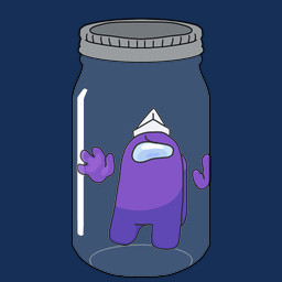 clothing container hat headgear headwear jar looking_at_viewer male not_furry paper_hat purple_body simple_background solo transparent_background wiltingleaf among_us innersloth pony_cum_jar_project tiny_(onto_us) alien 1:1 alpha_channel digital_drawing_(artwork) digital_media_(artwork) hi_res meme