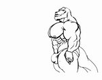 abs anthro belly belly_expansion belly_inflation big_belly big_muscles blush bulge expansion fangs growth huge_belly huge_muscles hyper hyper_belly inflation male muscle_growth musclegut muscular muscular_anthro muscular_male pecs solo teeth thick_thighs underbite weight_gain caazerenam croco crocodilian reptile scalie 2d_animation animated frame_by_frame short_playtime