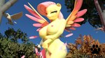 airborne_feather airborne_object anthro anthrofied areola blue_eyes breasts cutie_mark detailed_ambient_creature ear_piercing falling_feathers feathered_wings feathers female genitals group looking_at_viewer loose_feather narrowed_eyes nipples nude outside piercing plant pose pussy solo_focus squint standing tree wings the_fatcat friendship_is_magic hasbro my_little_pony mythology fluttershy_(mlp) ambient_bird avian bird equid equine mammal mythological_creature mythological_equine pegasus 16:9 3d_(artwork) 4k absurd_res digital_media_(artwork) hi_res widescreen