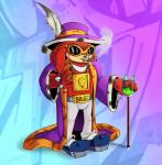 abstract_background animal_print anthro belt bling cane cigar clothing eyewear hat headgear headwear jewelry male necklace pimp ring simple_background smoke smoking solo sunglasses tiger_print missphase sega sonic_the_hedgehog_(series) knuckles_the_echidna echidna mammal monotreme 2015