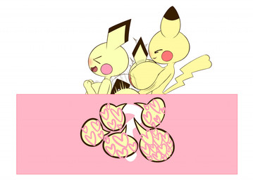 anthro anthrofied female from_behind_position group heart_symbol male motion_lines sex simple_background size_difference smaller_male standing_doggystyle trio white_background k-10 nintendo pokemon generation_1_pokemon generation_2_pokemon pichu pikachu pokemon_(species) 2020 tagme