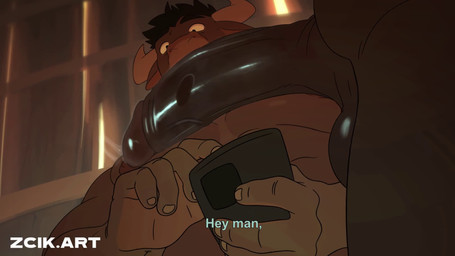 anal anal_penetration anthro anthro_on_anthro anthro_penetrated anthro_penetrating anthro_penetrating_anthro armpit_hair assertive_anthro assertive_male audible_ejaculation backsack ball_slap balls balls_deep barazoku big_balls big_penis biped blush bodily_fluids body_hair bouncing_balls bouncing_butt brown_body brown_fur brown_tail bubble butt cellphone cum cum_bubble cum_expulsion cum_fart cum_flooding cum_in_ass cum_inside cum_spurt deep_voice dialogue dominant dominant_anthro dominant_male duo electronics erect_nipples erection excessive_cum excessive_genital_fluids eyebrows fingers fucked_silly fur genital_fluids genitals glans hair horn hyper hyper_cum intense_orgasm long_orgasm male male/male male_penetrated male_penetrating male_penetrating_male manly messy moan musclegut muscular muscular_anthro muscular_male muscular_top nipples nude nude_anthro nude_male overweight overweight_anthro overweight_male pecs penetration penile penile_penetration penis penis_in_ass phone rough_sex sex sitting size_difference slap smartphone spiral spiral_eyes submissive submissive_anthro submissive_male sweat tail tail_tuft teeth text throbbing throbbing_balls tongue tuft sound_warning zcik cocchitalk_(va) voidslut_(va) bovid bovine cattle mammal 16:9 2d_animation animated english_text frame_by_frame hi_res huge_filesize long_playtime sound video voice_acted widescreen