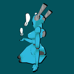 big_breasts blue_body breasts butt female hand_on_ground holding_out_hand joints low_poly machine not_furry rotating segmented_body sitting solo u/civil-education6486 rain_world videocult looks_to_the_moon_(rain_world) android iterator_(rain_world) neuron_fly robot 1:1 3d_(artwork) 3d_animation animated digital_media_(artwork) hi_res