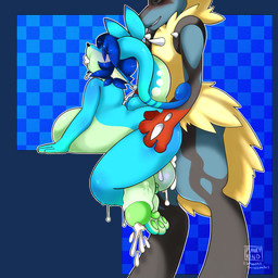 abdominal_bulge balls big_balls big_penis bodily_fluids cum cum_in_ass cum_inflation cum_inside dripping excessive_cum excessive_genital_fluids female fusion genital_fluids genitals huge_balls huge_penis hyper hyper_balls hyper_genitalia hyper_penis inflation male male/female penis pokemon_fusion planet_kind nintendo pokemon fan_character goop_(planet_kind) generation_6_pokemon goodra hybrid mega_evolution mega_lucario pokemon_(species) 1:1 alpha_channel hi_res