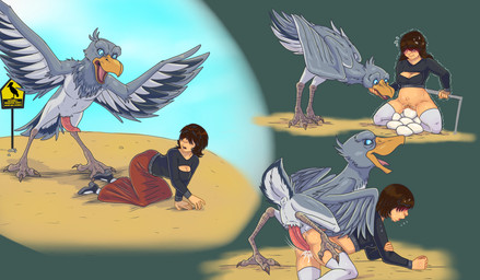 animal_genitalia animal_penis anus avian_butt avian_feet beak bestiality bestiality_impregnation bestiality_pregnancy bird_penis bodily_fluids breasts cum cum_inside dominant dominant_feral duo egg ejaculation faceless_character faceless_female feathers female female_on_bottom female_on_feral female_penetrated feral feral_on_top feral_penetrating feral_penetrating_female feral_penetrating_human forced genital_fluids genitals human_on_bottom human_on_feral human_penetrated impregnation interspecies male male/female male_on_bottom male_on_top male_penetrating male_penetrating_female male_penetrating_human on_bottom on_top oviposition penetration penile penile_penetration penis penis_in_vagina pregnant pregnant_female raised_tail sex submissive submissive_female tail tail_anus tail_feathers vaginal vaginal_penetration vulva warning warning_sign wings cajuzinho02 anon fan_character avian bird human mammal pelecaniform shoebill hi_res