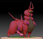 2014 3d all_fours arthropod balls barefoot big_balls centipede erection feral horn insect kingofacesx male nintendo nude penis pokémon scolipede solo standing thick_thighs video_games wide_hips
Rating: Explicit
Score: 6
User: forkU
Date: March 24, 2014