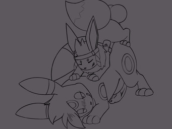 abdominal_bulge anal anal_penetration animal_genitalia animal_penis balls big_balls canine_genitalia canine_penis duo feral feral_on_feral feral_penetrated feral_penetrating feral_penetrating_feral genitals male penetration penis sex conditional_dnp vanzard nintendo pokemon cosmic_umbreon iggy_(vanzard) eevee eeveelution generation_1_pokemon generation_2_pokemon pokemon_(species) umbreon 4:3 absurd_res hi_res monochrome brother_(lore) brothers_(lore) incest_(lore) sibling_(lore)