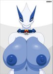 2d_animation animated anthro anthrofied areola big_breasts bouncing_breasts breasts collar collar_only conditional_dnp evov1 female generation_2_pokemon hi_res huge_breasts legendary_pokemon looking_at_viewer lugia motion_tweening nintendo nipples nude pokemon pokemon_(species) pokemorph short_playtime solo white_body yugia_(evov1) yuki_(evov1)