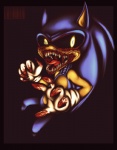 anthro armwear blood blue_body blue_fur bodily_fluids clothing creepy exposed_muscle fur gloves handwear looking_at_viewer male nightmare_fuel open_mouth sharp_teeth solo teeth tongue white_armwear white_clothing yellow_eyes godzillajapan creepypasta sega sonic.exe_(creepypasta) sonic_the_hedgehog_(series) sonic.exe sonic_the_hedgehog demon eulipotyphlan hedgehog mammal 2013 digital_media_(artwork) hi_res portrait three-quarter_portrait