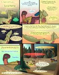 absurd_res campfire comic dinosaur dragon dragonscape drekir dromaeosaurid extinct female feral fire forest forl_(thepatchedragon) group hi_res hiker_(thepatchedragon) jat_(thepatchedragon) male mythological_creature mythological_scalie mythology plant post-apocalyptic prehistoric_species ralan_(thepatchedragon) reptile scalie sunrise tail text thepatchedragon theropod tree tribal tribal_clothing