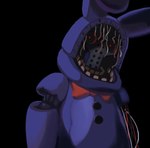 black_background bow_tie machine male simple_background solo teeth kotobuki529 five_nights_at_freddy's five_nights_at_freddy's_2 scottgames withered_bonnie_(fnaf) animatronic lagomorph leporid mammal rabbit robot 2018 digital_media_(artwork) hi_res