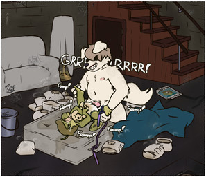 age_difference anal animal_genitalia animal_penis anthro balled_up_diaper basement bodily_fluids border canine_genitalia canine_penis crying diaper diaper_penetration diaper_pile diaper_sex dirty dirty_mattress drooling duo forced gag gagged genital_fluids genitals growling holding_object holding_plushie improvised_bondage jump_rope kidnapping male male/male missing_poster muffled muffled_speech musk penetration penis plushie rape saliva sex spider_web tape tape_gag taped_mouth tears toddler unclean_diaper urine used_diaper watersports wet_diaper white_border young young_anthro young_male young_raped younger_penetrated poorsal james_salamandre amphibian canid canine canis domestic_dog mammal salamander absurd_res hi_res