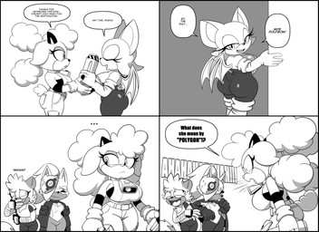 anthro big_breasts big_butt breasts butt clothed clothing dialogue eyelashes female group speech_bubble text thick_thighs wide_hips omegasunburst idw_publishing sega sonic_the_hedgehog_(comics) sonic_the_hedgehog_(idw) sonic_the_hedgehog_(series) lanolin_the_sheep_(sonic) rouge_the_bat tangle_the_lemur whisper_the_wolf bat bovid canid canine canis caprine lemur mammal primate sheep strepsirrhine wolf 2023 absurd_res comic hi_res