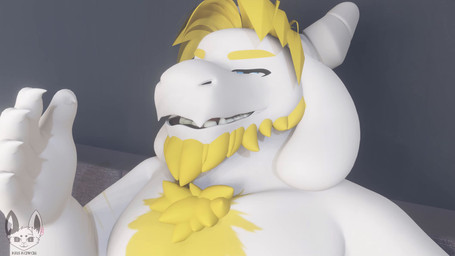 anthro duo extreme_size_difference fur internal male male/male micro micro_prey mouth_shot multicolored_body multicolored_fur neck_bulge open_mouth oral_vore organs size_difference stomach uvula vore kris-kawaii undertale_(series) asgore_dreemurr x_(kris-kawaii) bovid caprine goat lagomorph leporid mammal rabbit 16:9 3d_(artwork) 3d_animation animated digital_media_(artwork) hi_res huge_filesize long_playtime no_sound widescreen