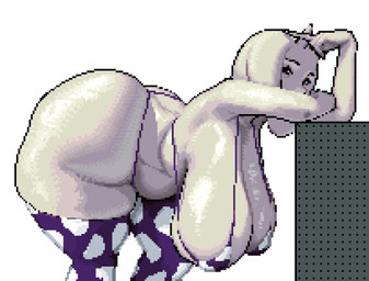 animal_print animal_print_bikini animal_print_thigh_highs anthro bent_over big_breasts big_butt bikini breasts butt cleavage clothed clothing cow_print cow_print_bikini cow_print_thigh_highs curvy_figure eyebrows female floppy_ears fur hanging_breasts horn huge_breasts huge_butt legwear mature_female pattern_bikini pattern_clothing pattern_legwear pattern_swimwear pattern_thigh_highs sagging_breasts simple_background solo swimwear thick_thighs thigh_highs two-piece_swimsuit voluptuous white_background white_body white_fur wide_hips oppmann undertale_(series) toriel boss_monster_(undertale) bovid caprine goat mammal 2026 digital_media_(artwork) hi_res pixel_(artwork)