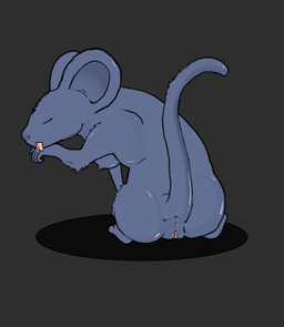 anus big_ears blue_body blue_fur breasts busty_feral butt eyes_closed female feral fur genitals humanoid_genitalia humanoid_genitalia_on_feral humanoid_vulva humanoid_vulva_on_feral licking nipples raised_tail simple_background solo tail tail_anus tongue tongue_out vulva eatmybuns domestic_cat felid feline felis haplorhine hybrid mammal monkey mouse murid murine primate rodent