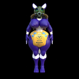 anthro big_breasts biohazard_symbol black_background breasts clean_diaper clothed clothing diaper fart_tubes female gas_mask hazard_symbol mask simple_background sniffing_self solo symbol symmetry wearing_diaper suicune_queen orion_(suicune_queen) 1:1 3d_(artwork) digital_media_(artwork)