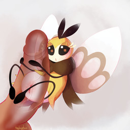 :o antennae_(anatomy) balls barefoot bestiality bodily_fluids bodyjob clitoris disembodied_penis duo empty_eyes erection feet female female_on_human feral genital_fluids genitals glans grey_background grinding half-closed_eyes holding_penis human_on_feral humanoid_genitalia humanoid_penis insect_wings interspecies larger_male male male/female male_on_feral narrowed_eyes nude open_mouth orgasm penis pokephilia pseudo_clothing pussyjob scarf sex simple_background size_difference smaller_female solo_focus stick_calves stick_legs stick_thighs thin_calves thin_legs thin_thighs translucent translucent_penis vaginal_fluids vein veiny_penis vulva wings tingtongten nintendo pokemon arthropod generation_7_pokemon human insect mammal pokemon_(species) ribombee 1:1 2016 absurd_res hi_res