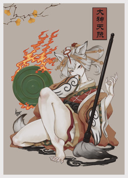 accessory asian_clothing black_eyes border claws clothed clothed_female clothed_humanoid clothing collarbone colored_nails dipstick_ears ear_markings east_asian_clothing eyebrow_through_hair eyebrows facial_markings female female_humanoid fire fluffy fluffy_tail hair hair_accessory hair_sticks head_markings humanoidized ink ink_brush japanese_clothing kimono looking_at_viewer markings multicolored_ears nails obi orange_clothing orange_kimono pointy_ears prick_ears simple_background sitting sitting_on_ground slim_female slim_humanoid solo tail tan_background text thick_thighs toe_claws translucent translucent_hair white_border white_eyebrows white_hair white_nails white_toe_claws kumanz capcom okami_(capcom) amaterasu_(okami) animal_humanoid canid canid_humanoid canine canine_humanoid deity humanoid mammal mammal_humanoid tailed_humanoid wolf_humanoid 2024 digital_media_(artwork) digital_painting_(artwork) english_description full-length_portrait hi_res japanese_description japanese_text painting_(artwork) portrait signature translation_request