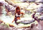 2020 anthro arm_markings athletic athletic_anthro athletic_female balvenie_(tanrowolf) bikini black_body black_fur black_nose breasts brown_body brown_fur canid canine canis cleavage clothed clothing detailed_background dobermann domestic_dog female fur hair hot_spring inviting legs_in_water long_hair looking_at_viewer mammal markings multicolored_body multicolored_fur nature navel onsen outside partially_submerged pinscher plant pond pose red_hair scenery shoulder_markings signature smile snow solo standing standing_in_water submerged_legs swimwear text toxi_de_vyne_(artist) tree two_tone_body two_tone_fur url water waterfall white_bikini white_clothing white_markings white_swimwear winter