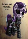 black_eyes clothed clothing cosplay female feral fur hair horn inner_ear_fluff pin_(fastener) purple_body purple_fur purple_hair simple_background smile solo spikes text tuft starbat friendship_is_magic hasbro hellraiser my_little_pony mythology pinhead starlight_glimmer_(mlp) cenobite equid equine mammal mythological_creature mythological_equine unicorn 2016 english_text hi_res