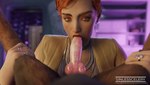 3d_(artwork) 3d_animation animated aurore bestiality breasts canid canine canis cyberpunk_2077 digital_media_(artwork) domestic_dog duo ear_piercing ear_ring fellatio female female_human female_on_feral feral feral_penetrating feral_penetrating_human genitals glistening glistening_genitalia glistening_penis hair human human_on_feral human_penetrated interspecies jewelry knot male male/female male_feral mammal necklace oral orange_hair penetration penile penis piercing realistic_feral ring_piercing sex short_playtime sinlesscelery yellow_eyes