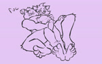 4_toes anthro blush bodily_fluids cum cumshot cumshot_on_face dialogue duo ejaculation erection feet genital_fluids handjob humanoid_feet male male/male nude orgasm penile plantigrade sex soles text thigh_sex toes gaygoat five_nights_at_freddy's scottgames foxy_(fnaf) freddy_(fnaf) bear canid canine fox mammal animated hi_res no_sound short_playtime webm